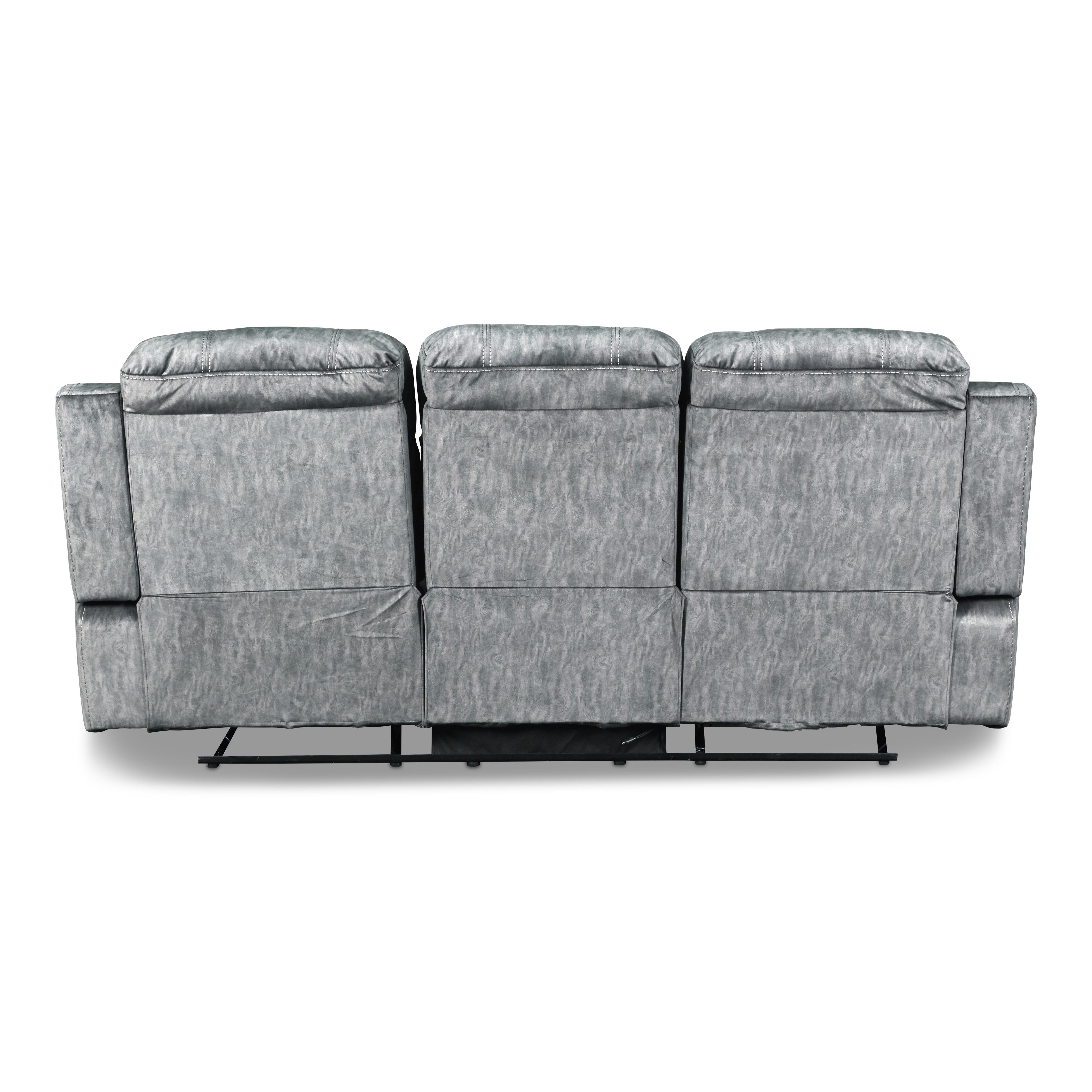 TANGO DUAL RECLINER SOFA W/PWR FR-SHADOW - Ideal Furniture (Fresno,CA)