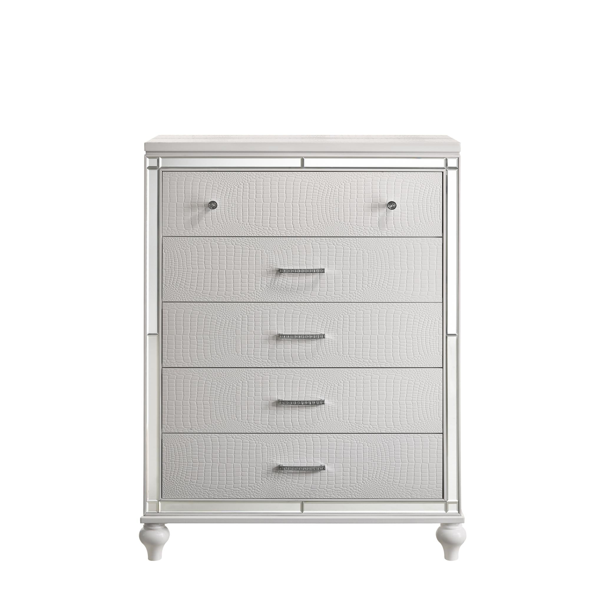 VALENTINO CHEST-WHITE - Ideal Furniture (Fresno,CA)