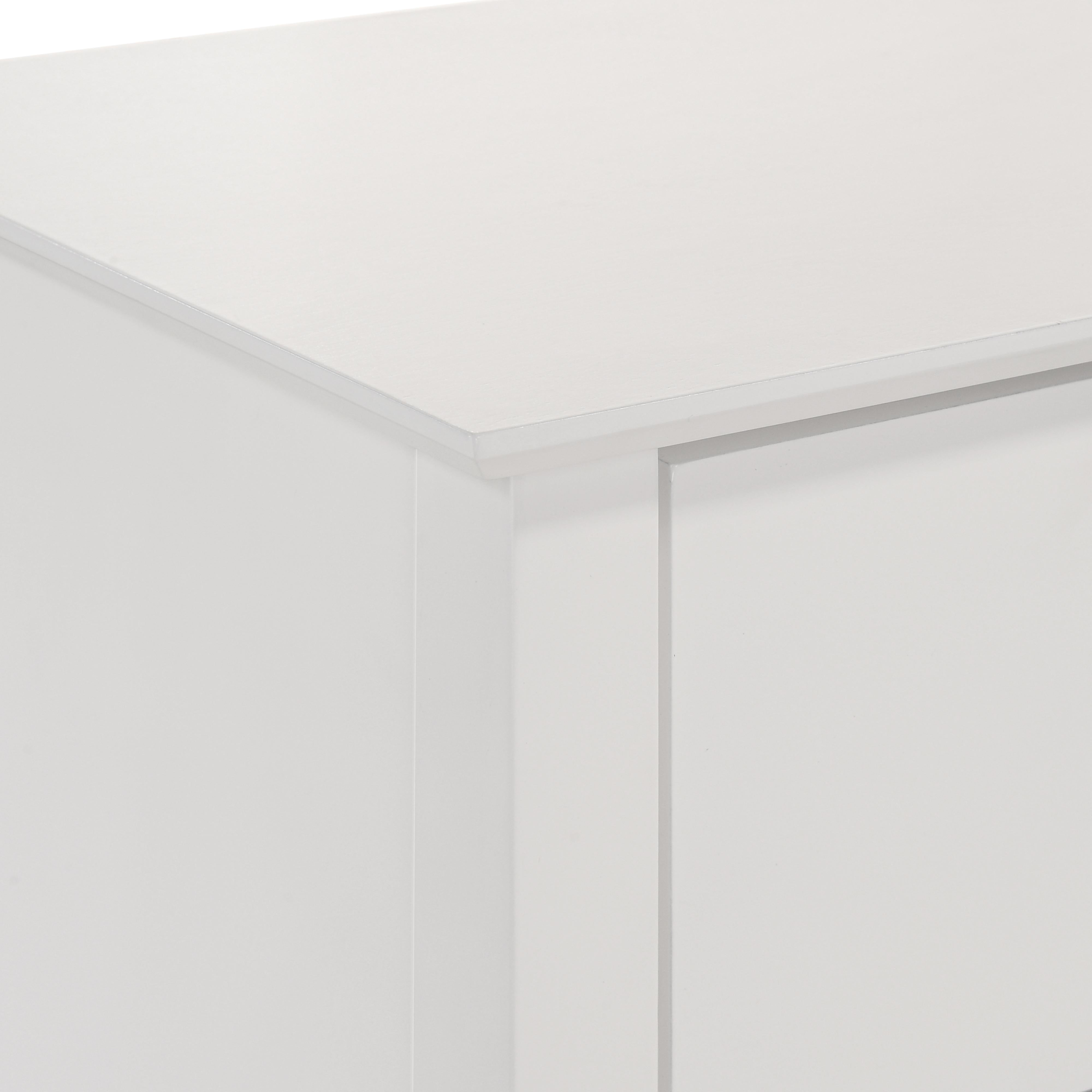 ZODIAC 2 DRAWER NIGHTSTAND-WHITE - Ideal Furniture (Fresno,CA)
