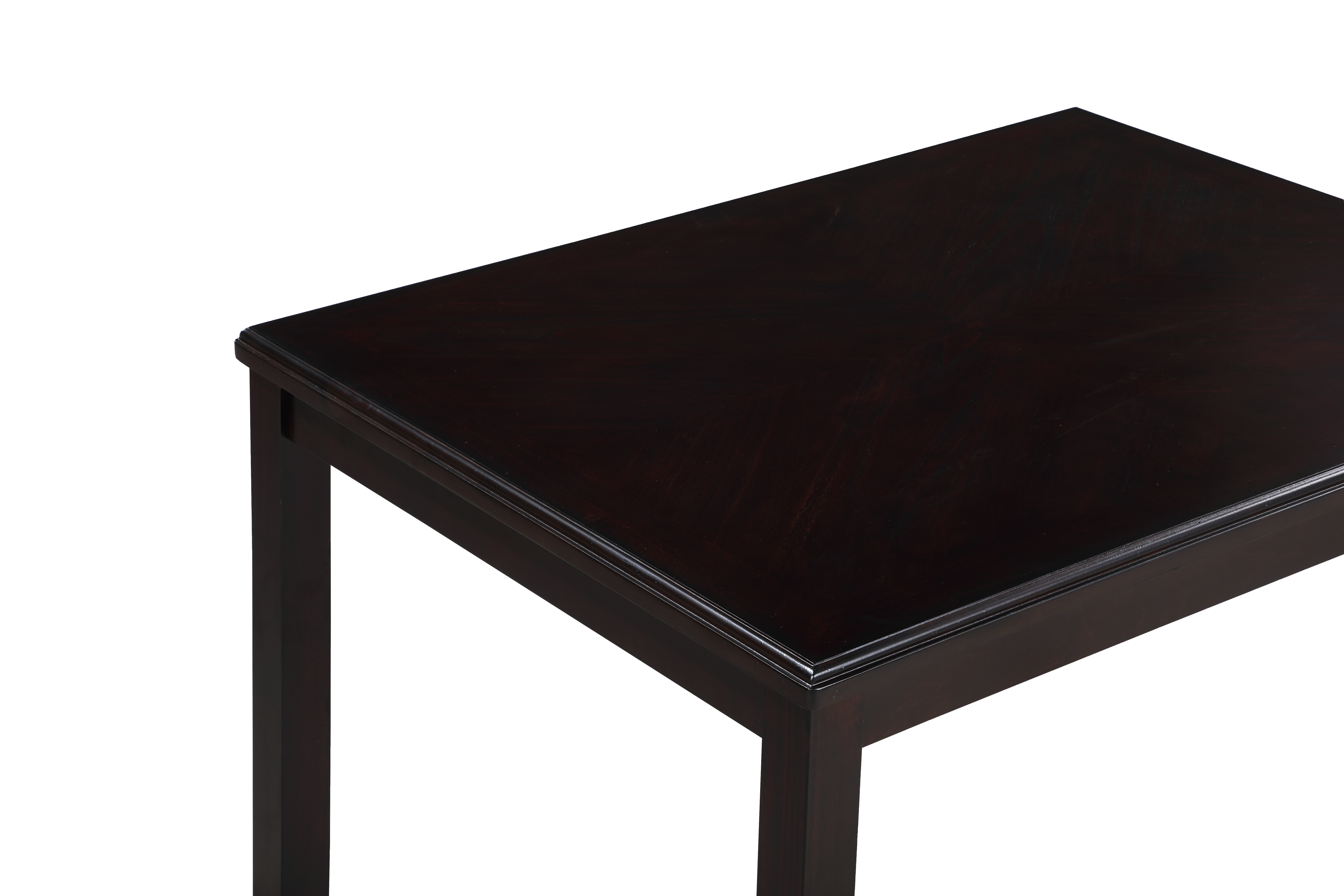 GIA 5PC 48" RECT. DINING TABLE & 4 CHAIRS-EBONY