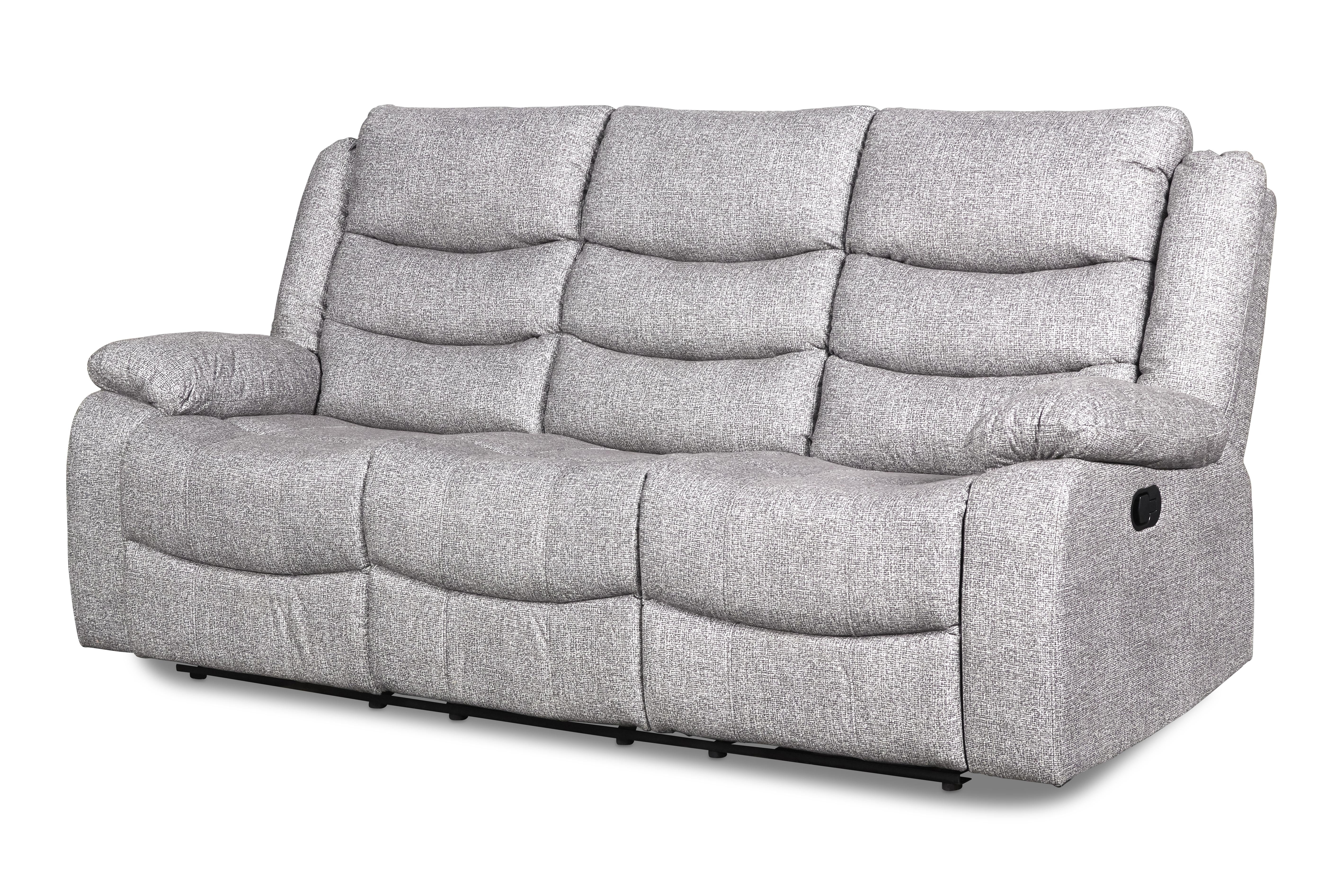 GRANADA DUAL RECLINER SOFA-GRAY - Ideal Furniture (Fresno,CA)
