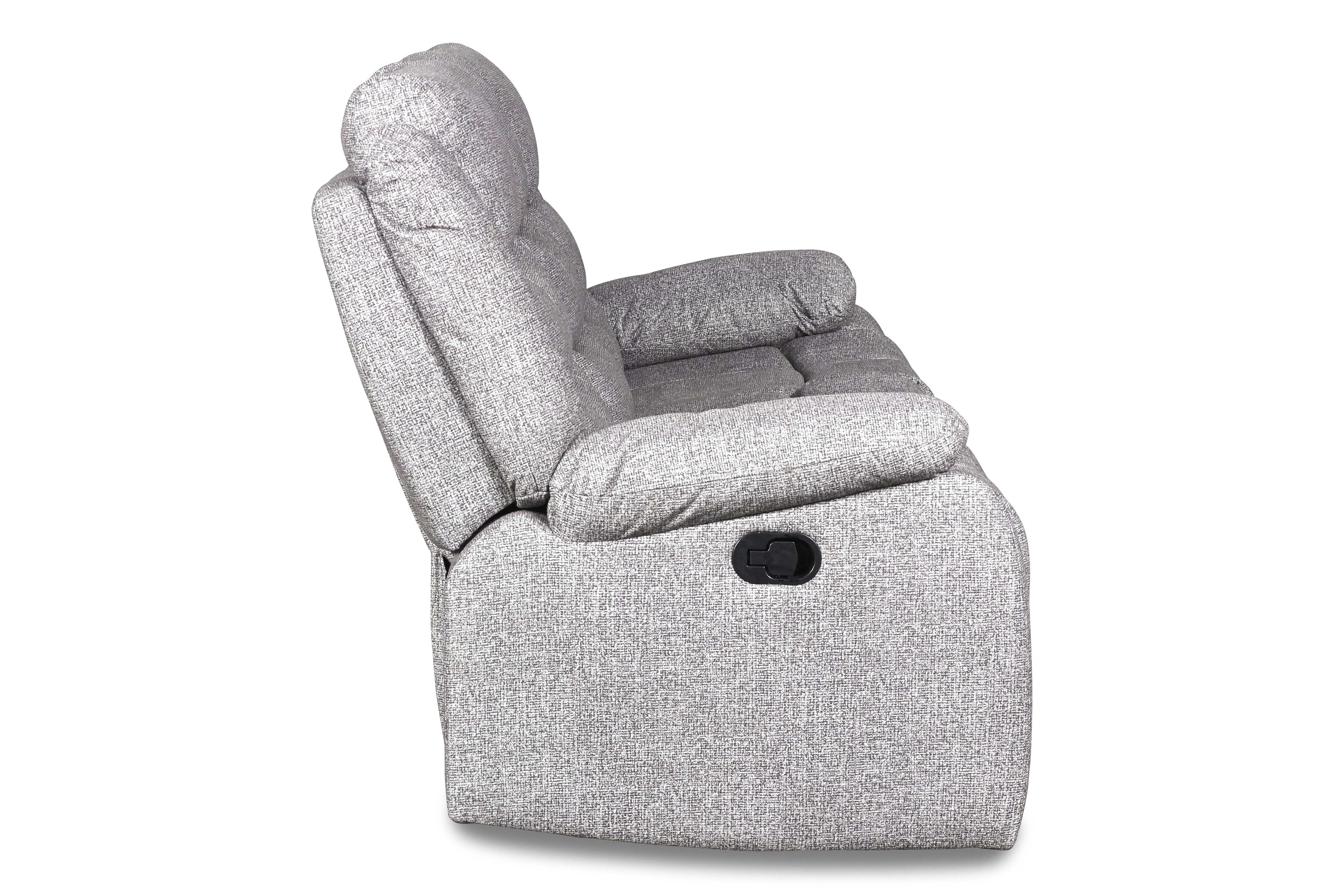 GRANADA DUAL RECLINER SOFA-GRAY - Ideal Furniture (Fresno,CA)