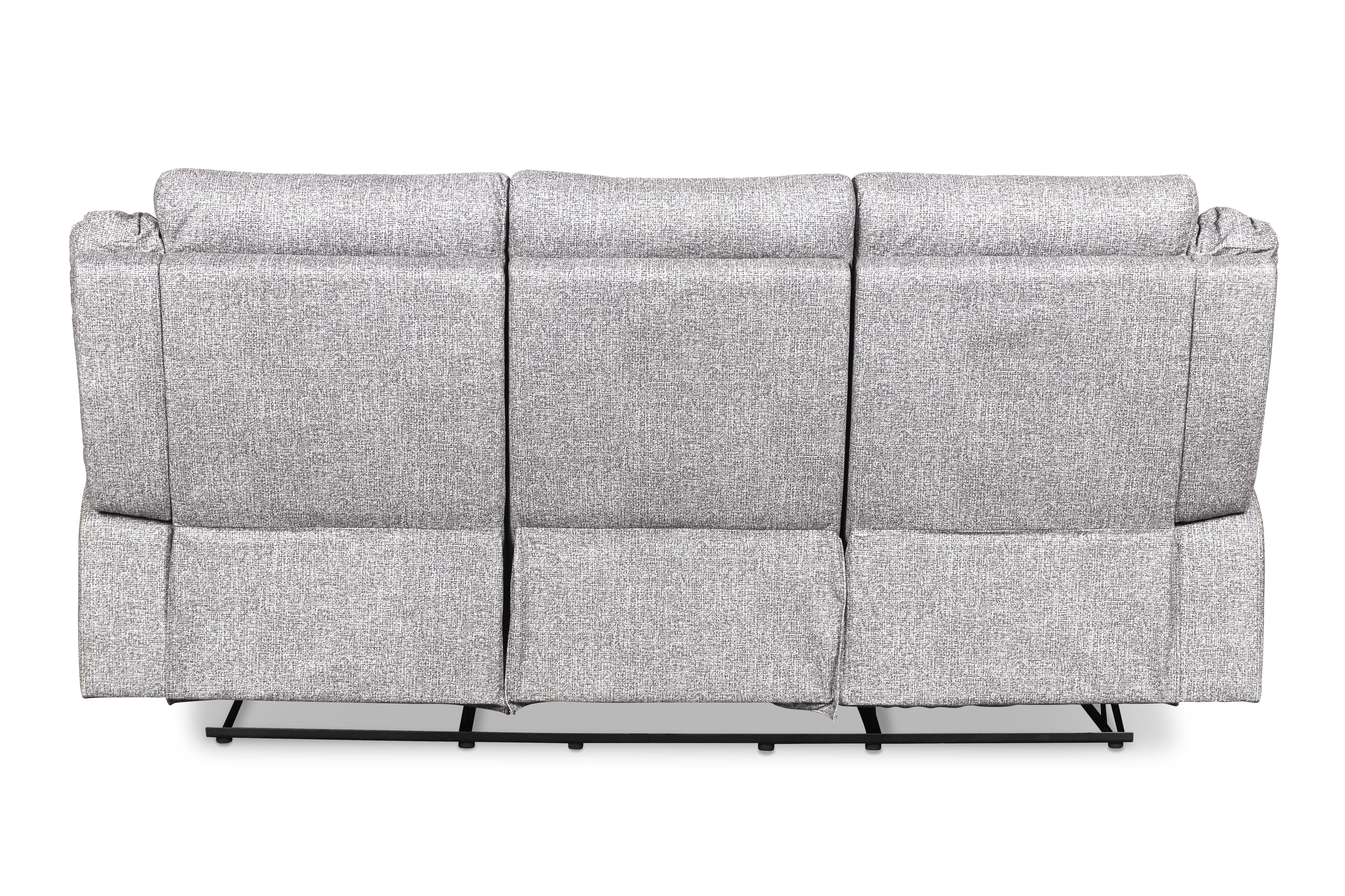 GRANADA DUAL RECLINER SOFA-GRAY - Ideal Furniture (Fresno,CA)