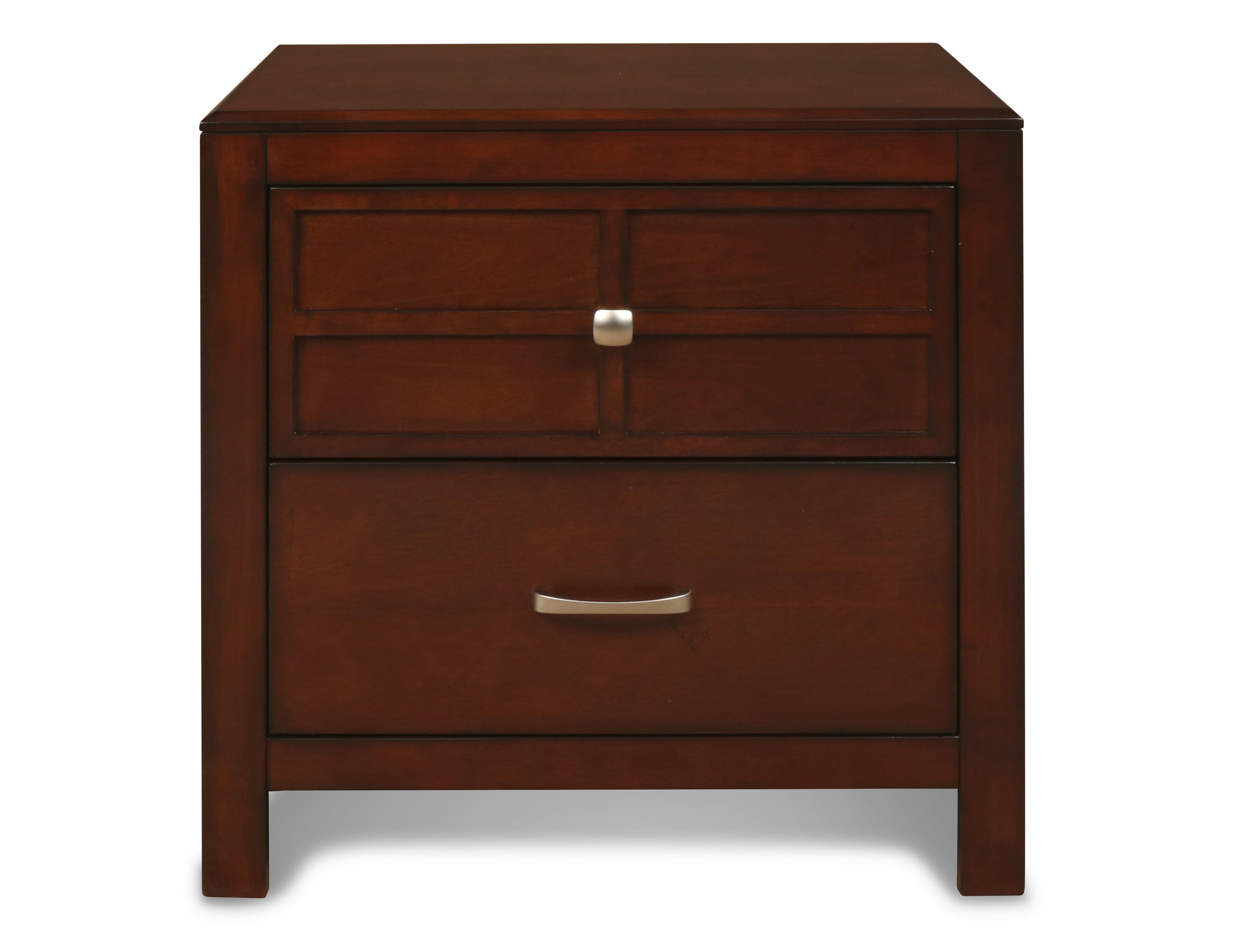 KENSINGTON NIGHTSTAND- BURNISHED CHERRY - Ideal Furniture (Fresno,CA)