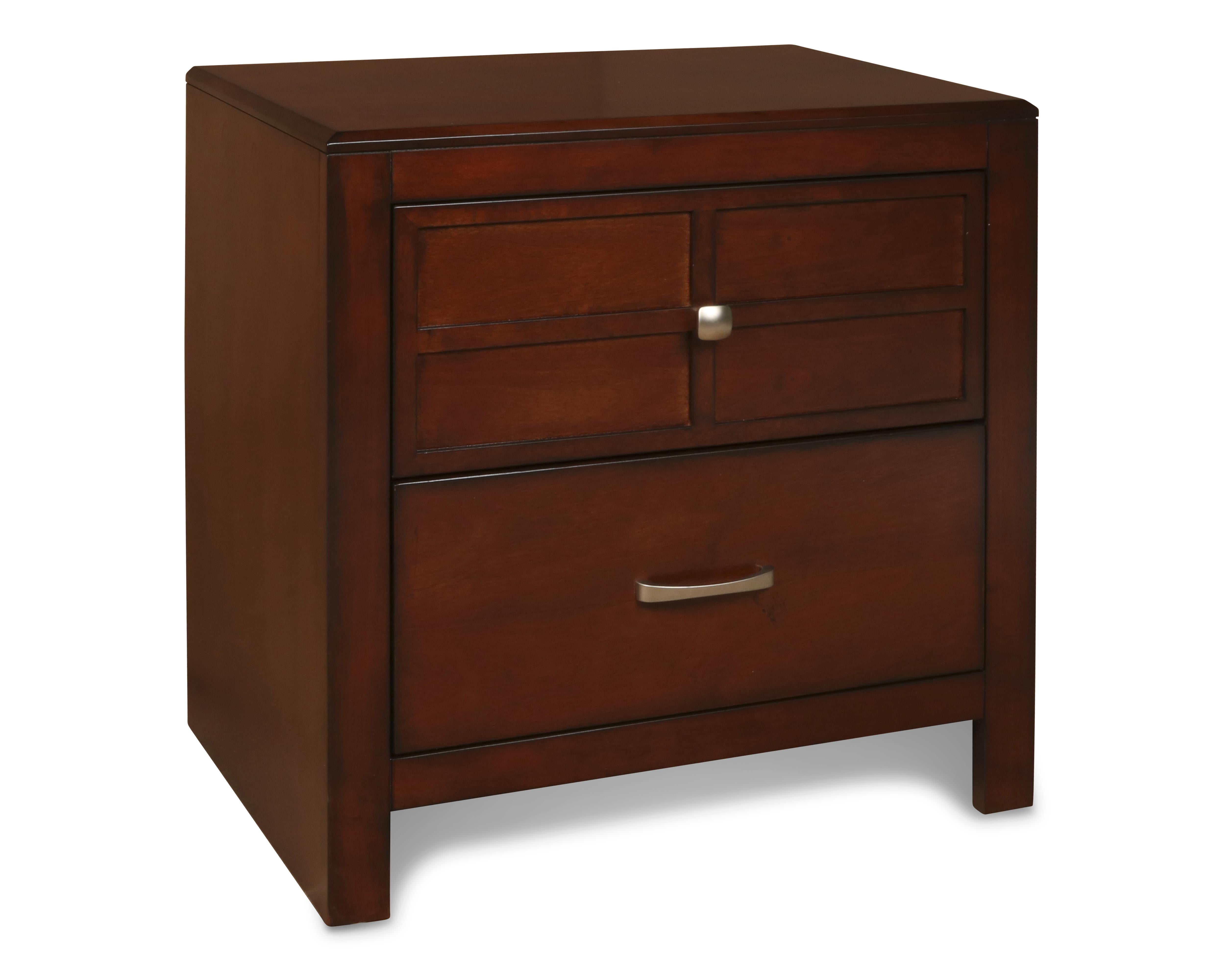 KENSINGTON NIGHTSTAND- BURNISHED CHERRY - Ideal Furniture (Fresno,CA)