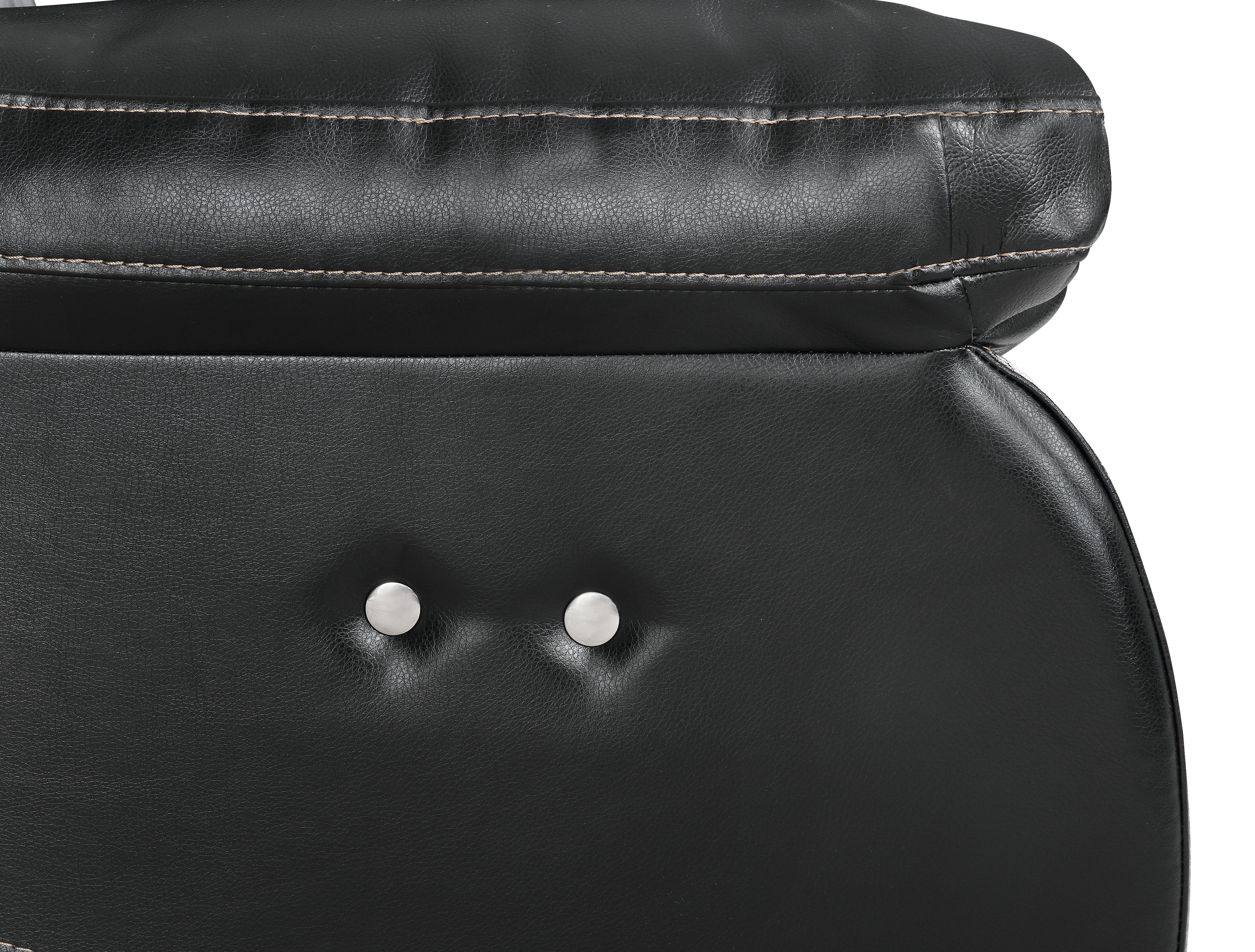 VEGA GLIDER RECLINER W/PWR FR- PREMIER BLACK - Ideal Furniture (Fresno,CA)