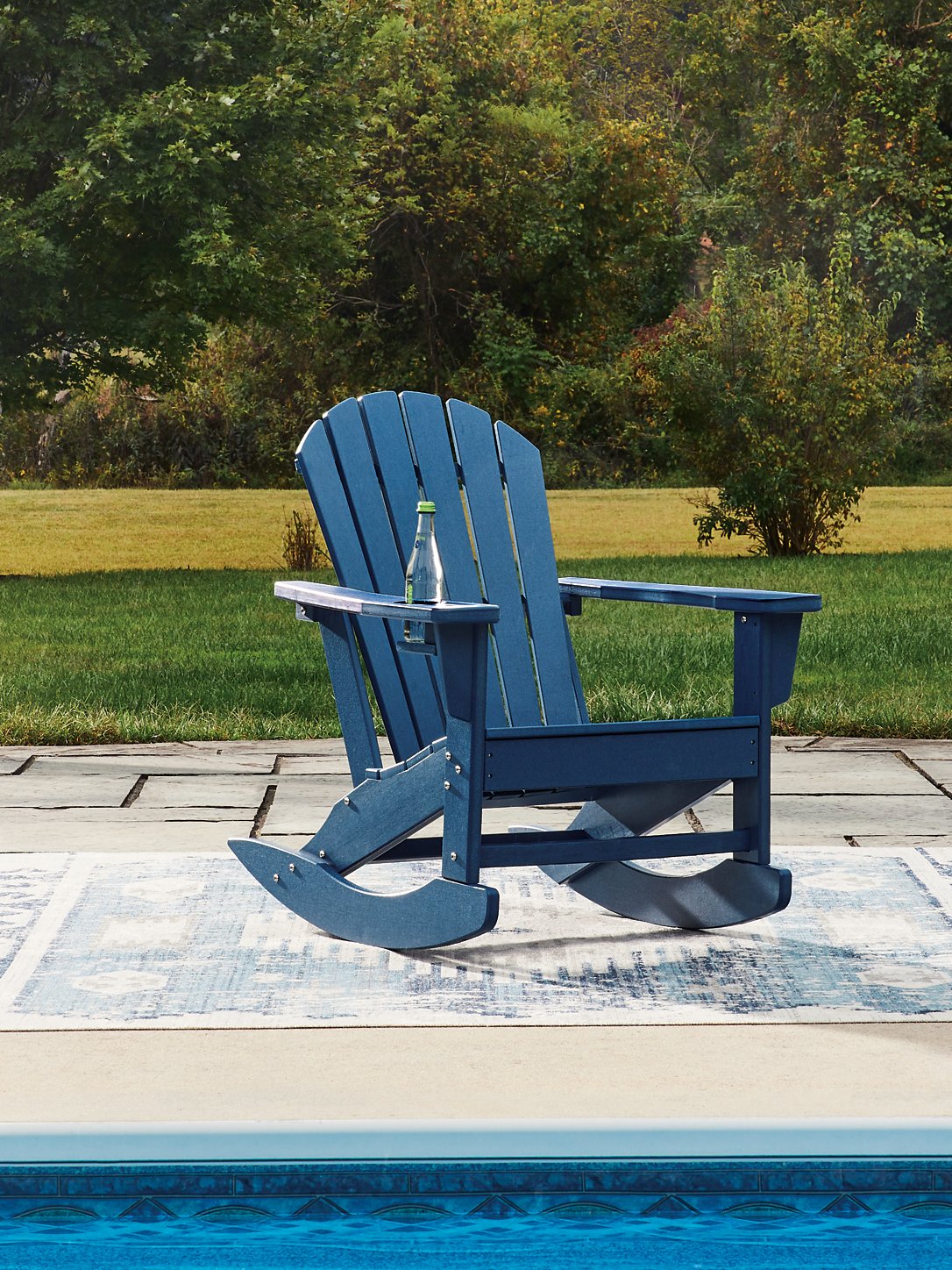 Sundown Shores Outdoor Rocking Chair - Ideal Furniture (Fresno,CA)