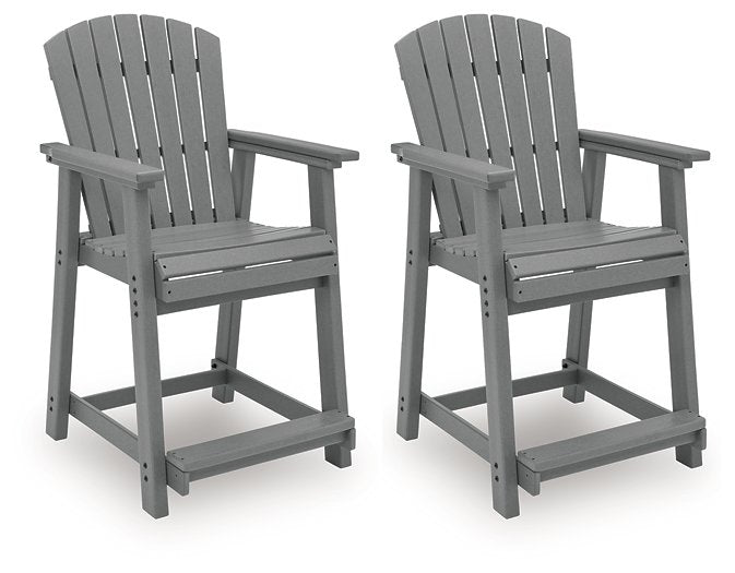 Sanctuary Beach Outdoor Counter Height Bar Stool (Set of 2) - Ideal Furniture (Fresno,CA)