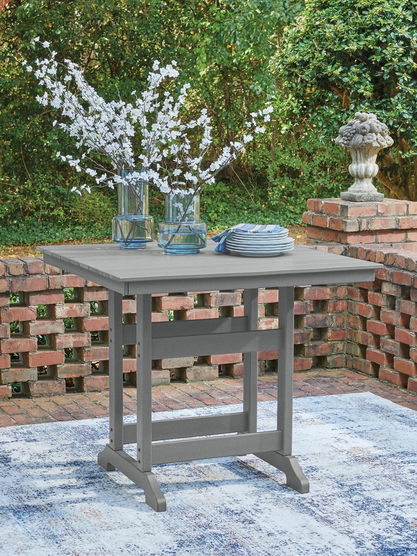 Sanctuary Beach Outdoor Counter Height Dining Table - Ideal Furniture (Fresno,CA)