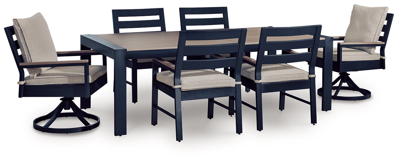 East Beach Outdoor Dining Set - Ideal Furniture (Fresno,CA)
