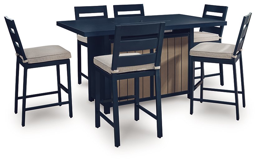 East Beach Outdoor Dining Set - Ideal Furniture (Fresno,CA)