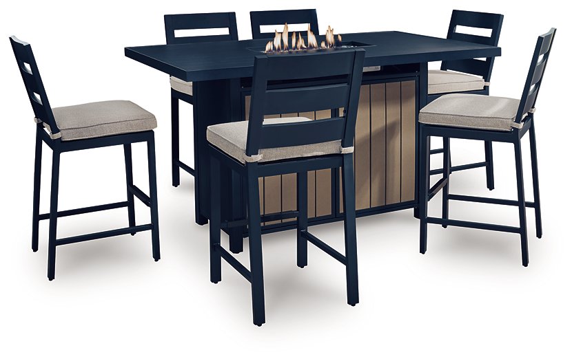 East Beach Outdoor Dining Set - Ideal Furniture (Fresno,CA)