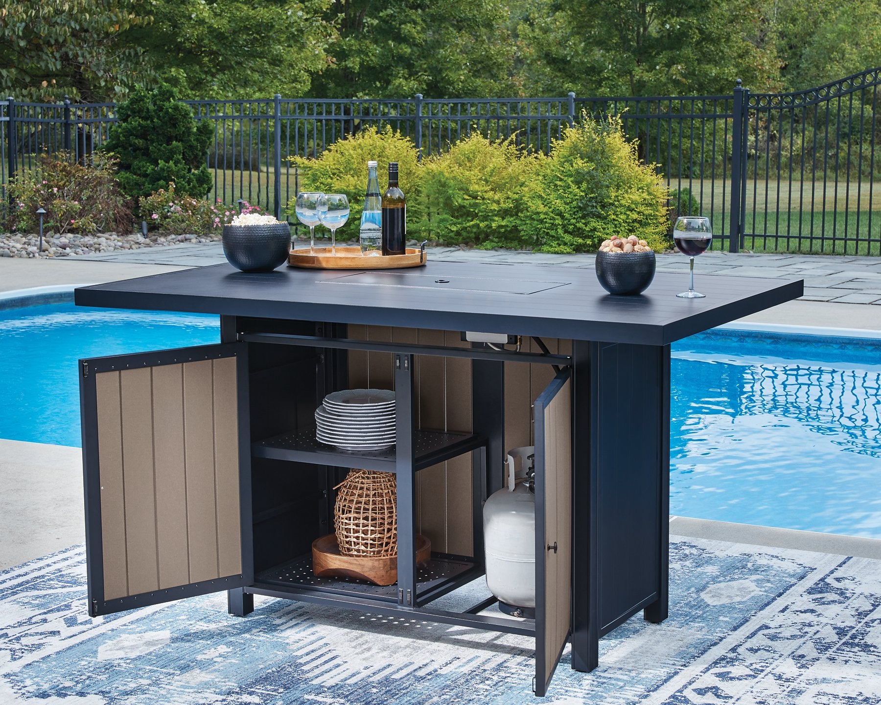 East Beach Outdoor Dining Set - Ideal Furniture (Fresno,CA)