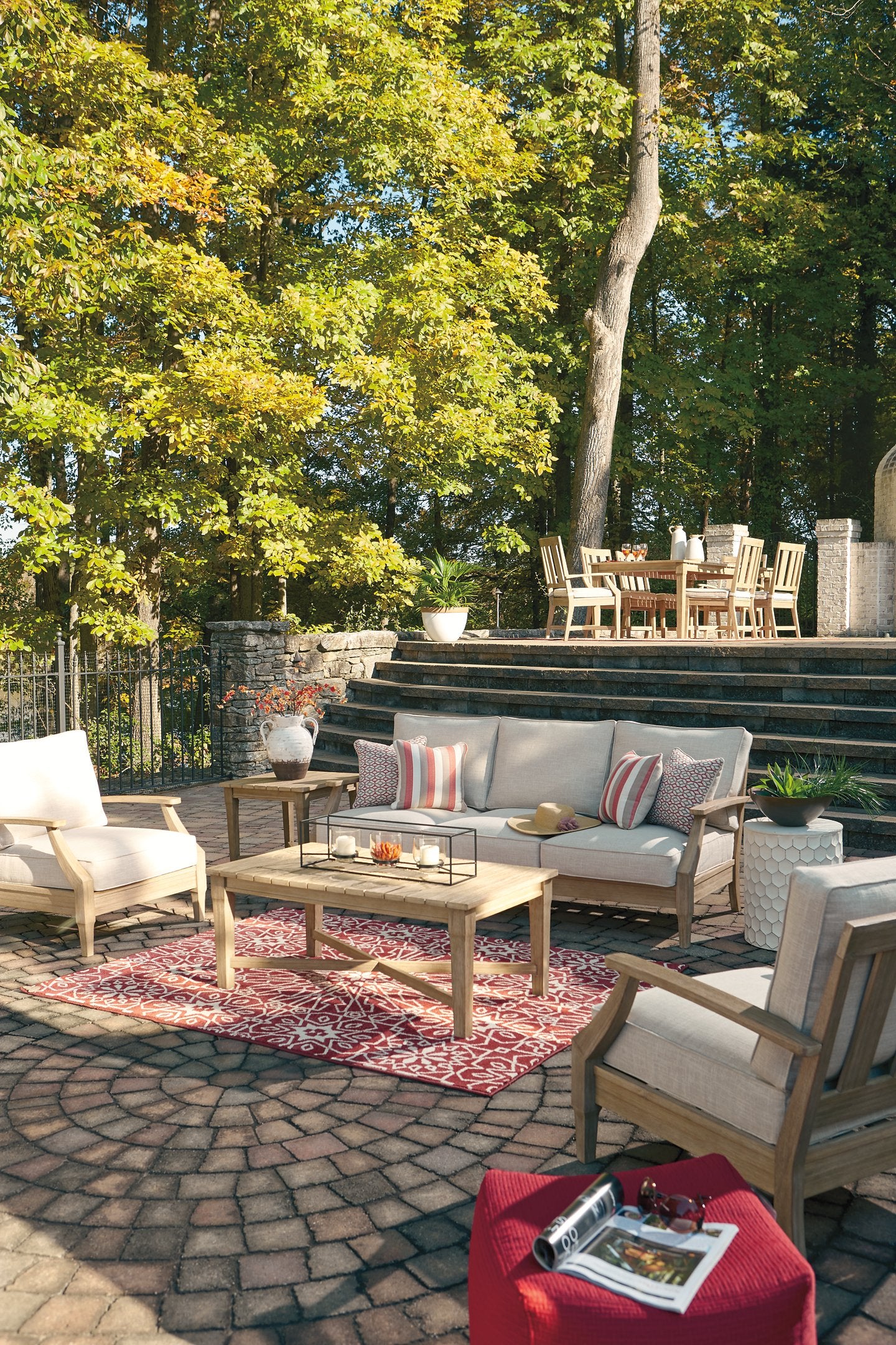 Carter Hall Outdoor Set - Ideal Furniture (Fresno,CA)