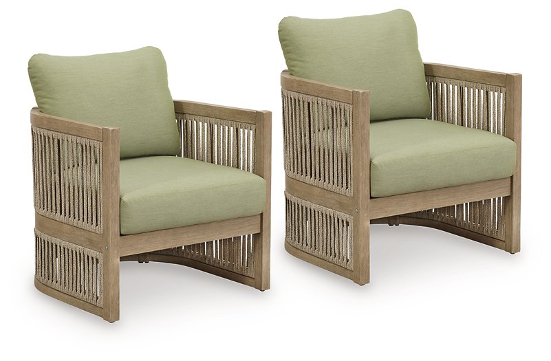 Serena Shores Outdoor Lounge Chair (Set of 2) - Ideal Furniture (Fresno,CA)