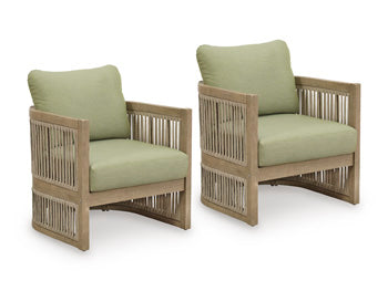Serena Shores Outdoor Lounge Chair (Set of 2) - Ideal Furniture (Fresno,CA)