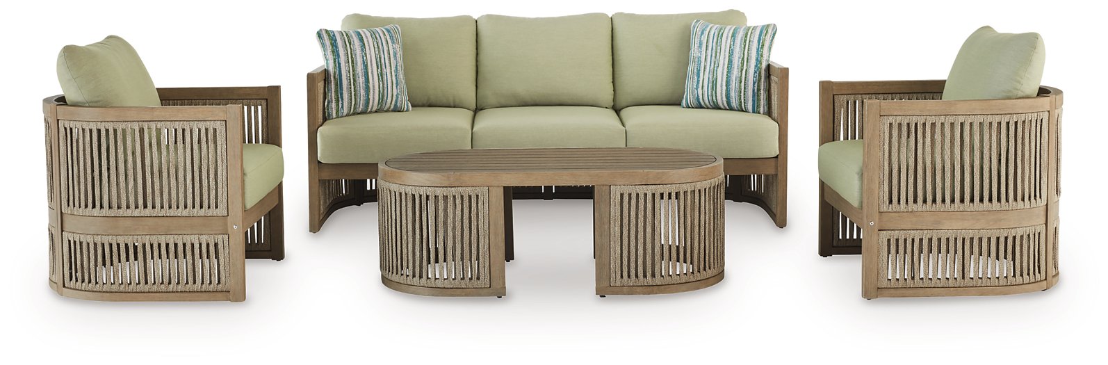 Serena Shores Outdoor Seating Set - Ideal Furniture (Fresno,CA)