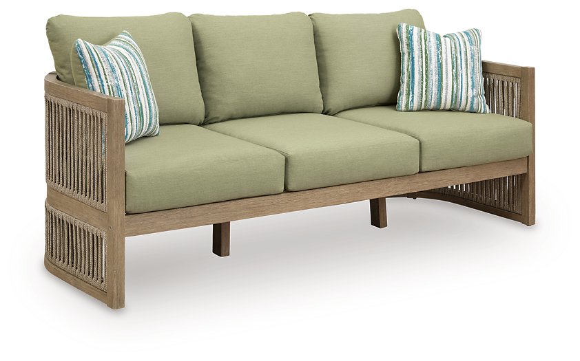 Serena Shores Outdoor Sofa with Cushion - Ideal Furniture (Fresno,CA)