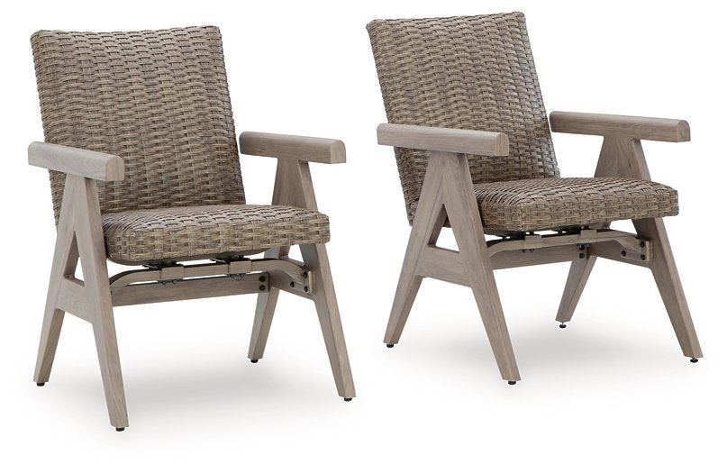 Cliff Trails Outdoor Rocking Arm Chair (Set of 2) - Ideal Furniture (Fresno,CA)