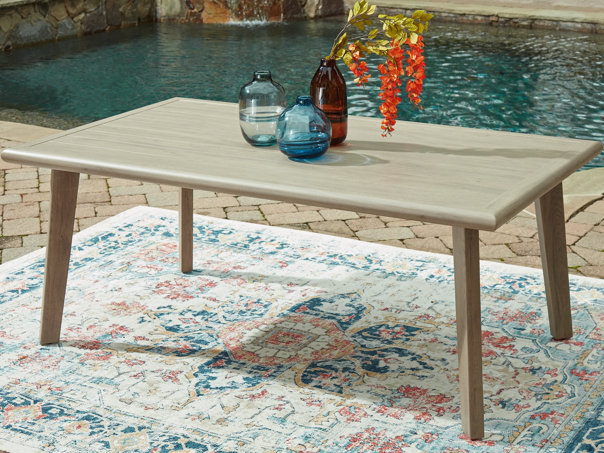 Cliff Trails Outdoor Dining Table - Ideal Furniture (Fresno,CA)