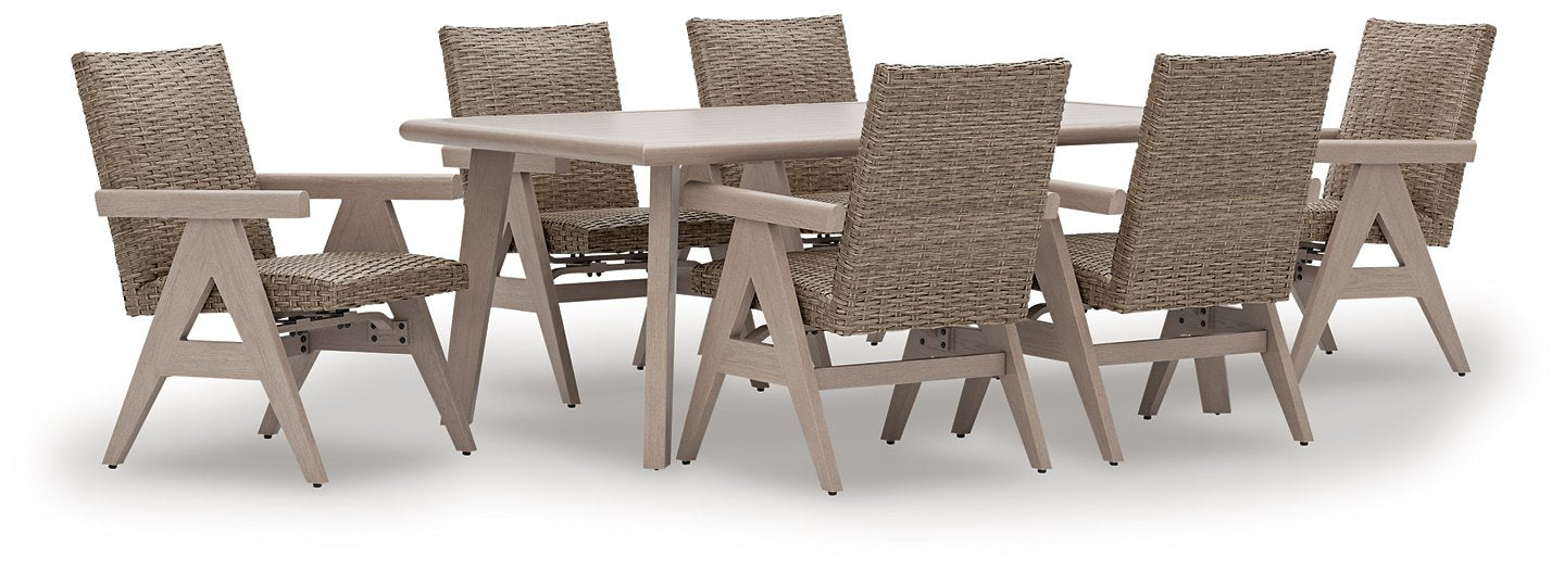 Cliff Trails Outdoor Dining Set - Ideal Furniture (Fresno,CA)