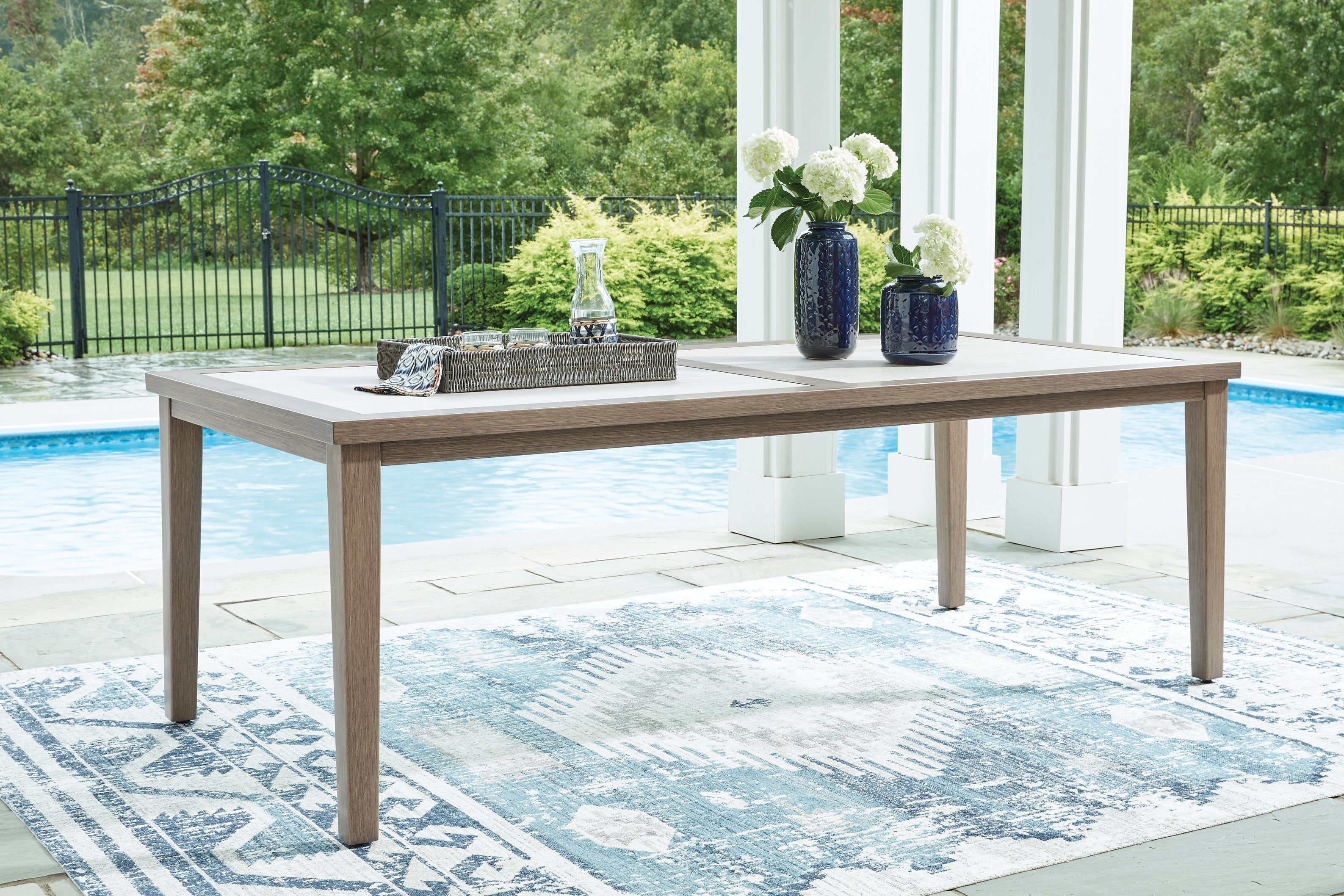 Rainier Ranch Outdoor Dining Package - Ideal Furniture (Fresno,CA)
