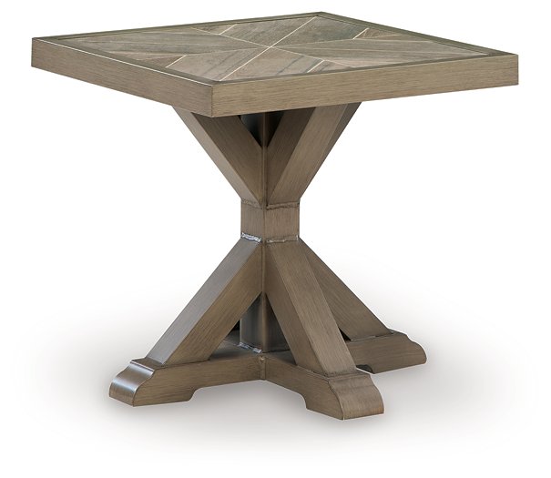 Laguna Heights Outdoor End Table - Ideal Furniture (Fresno,CA)
