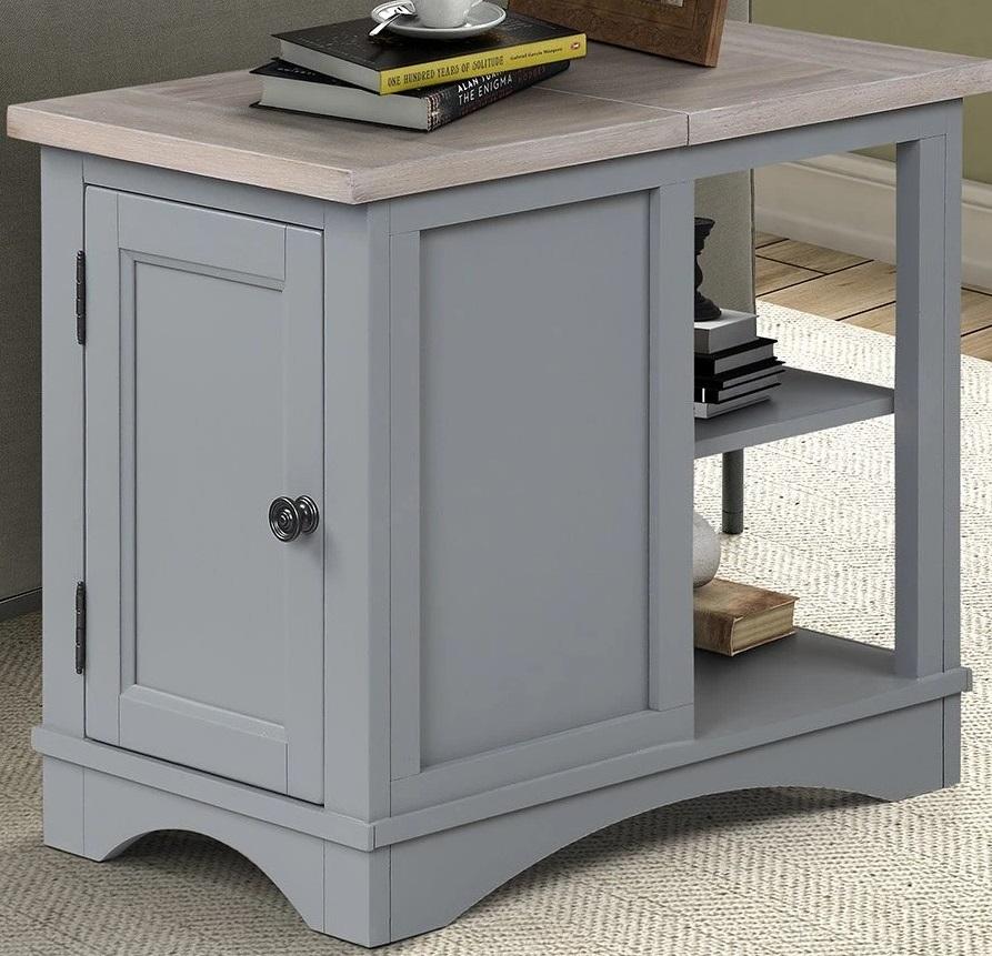 Parker House Americana Modern Chairside Table in Dove