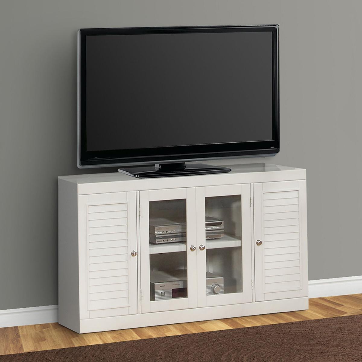 Parker House Boca 56 in. TV Console in White