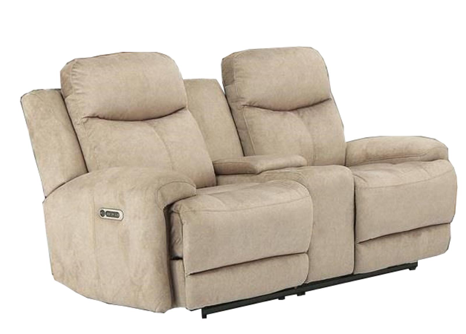 Parker House Bowie Loveseat Recliner Power with USB and Power Headrest and Gel Foam in Doe MBOW#822PH-DOE - Ideal Furniture (Fresno,CA)