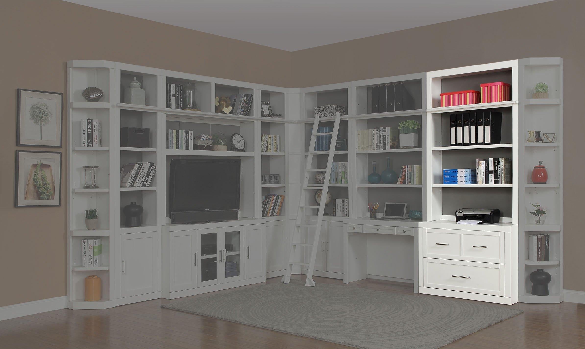 Parker House Catalina 40" Lateral File & Hutch in Cottage White