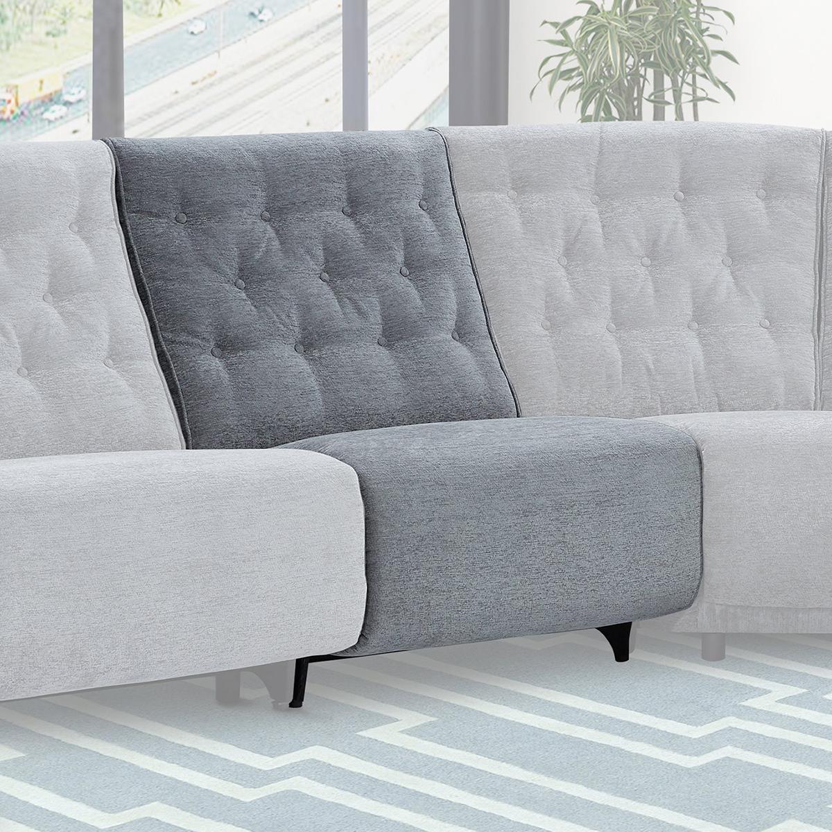 Parker House Chelsea Power Armless Recliner in Willow Grey - Ideal Furniture (Fresno,CA)