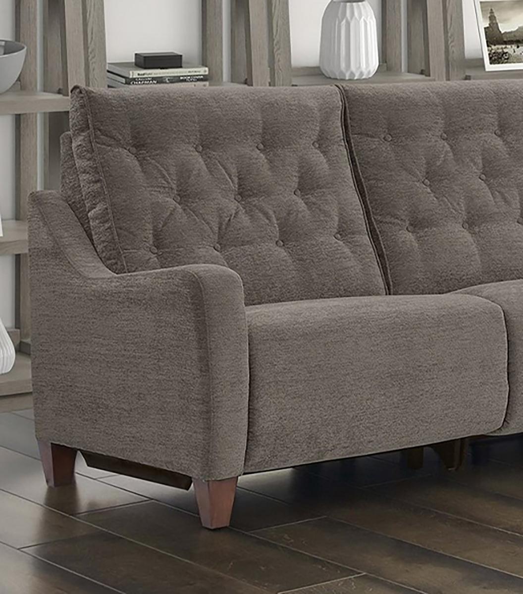 Parker House Chelsea Power Left Arm Facing Recliner in Willow Brown - Ideal Furniture (Fresno,CA)