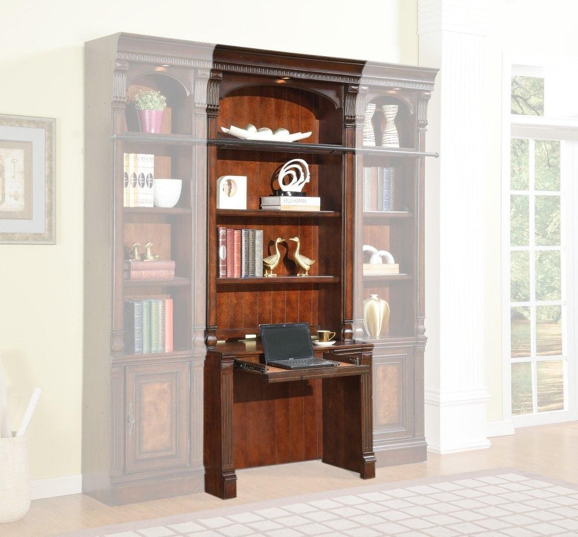 Parker House Corsica Library Hutch in Antique Vintage Dark Chocolate - Ideal Furniture (Fresno,CA)