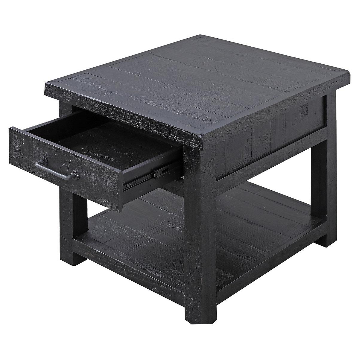 Parker House Durango End Table in Rustic Dark Pine - Ideal Furniture (Fresno,CA)