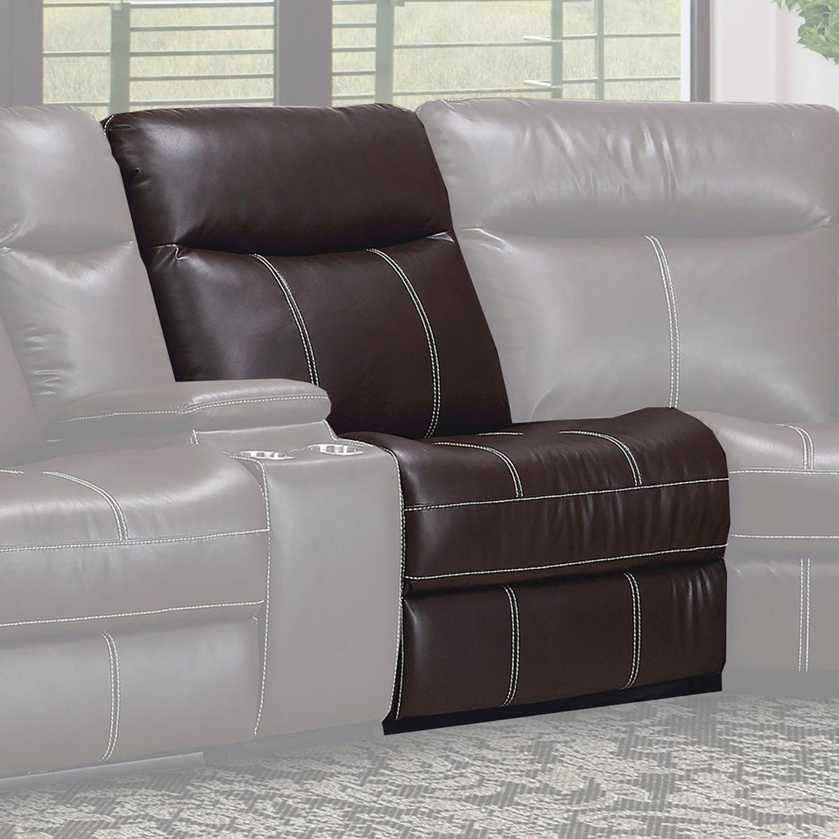 Parker House Dylan Manual Armless Recliner in Mahogany - Ideal Furniture (Fresno,CA)