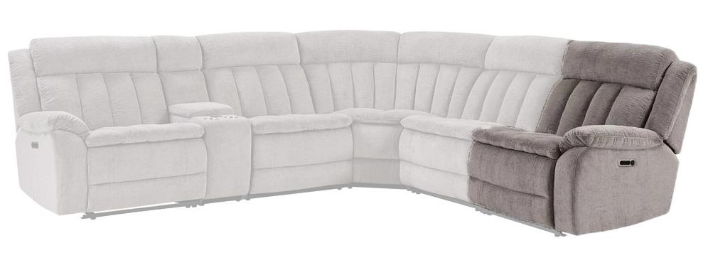 Parker House Furniture Cuddler Power Right Arm Facing Recliner in Laurel Dove - Ideal Furniture (Fresno,CA)