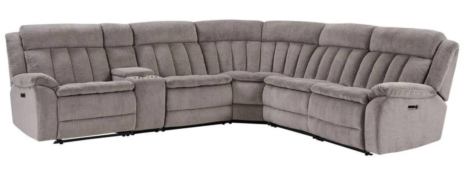 Parker House Furniture Cuddler Power Left Arm Facing Recliner in Laurel Dove - Ideal Furniture (Fresno,CA)
