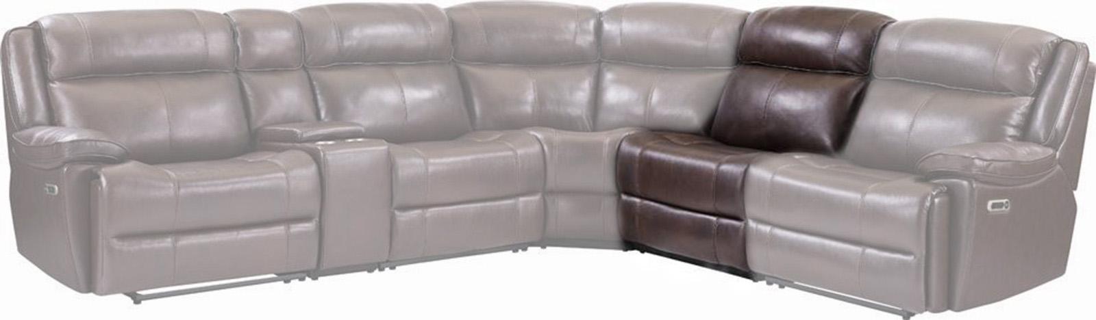 Parker House Furniture Eclipse Armless Chair in Florence Brown