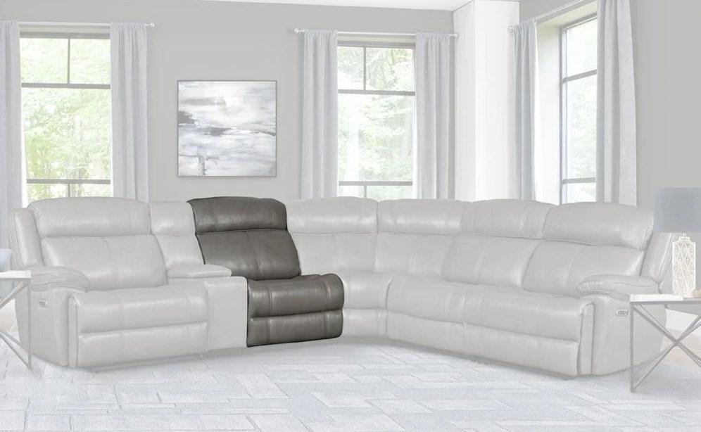 Parker House Furniture Eclipse Power Armless Recliner in Florence Heron - Ideal Furniture (Fresno,CA)