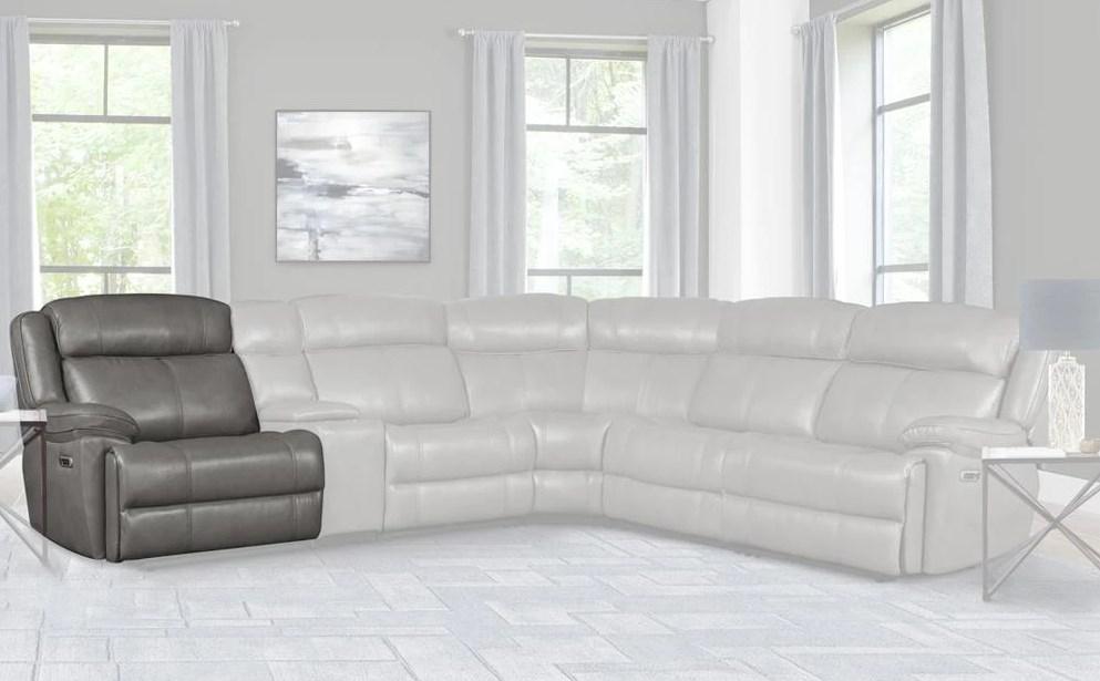 Parker House Furniture Eclipse Power Left Arm Facing Recliner in Florence Heron - Ideal Furniture (Fresno,CA)
