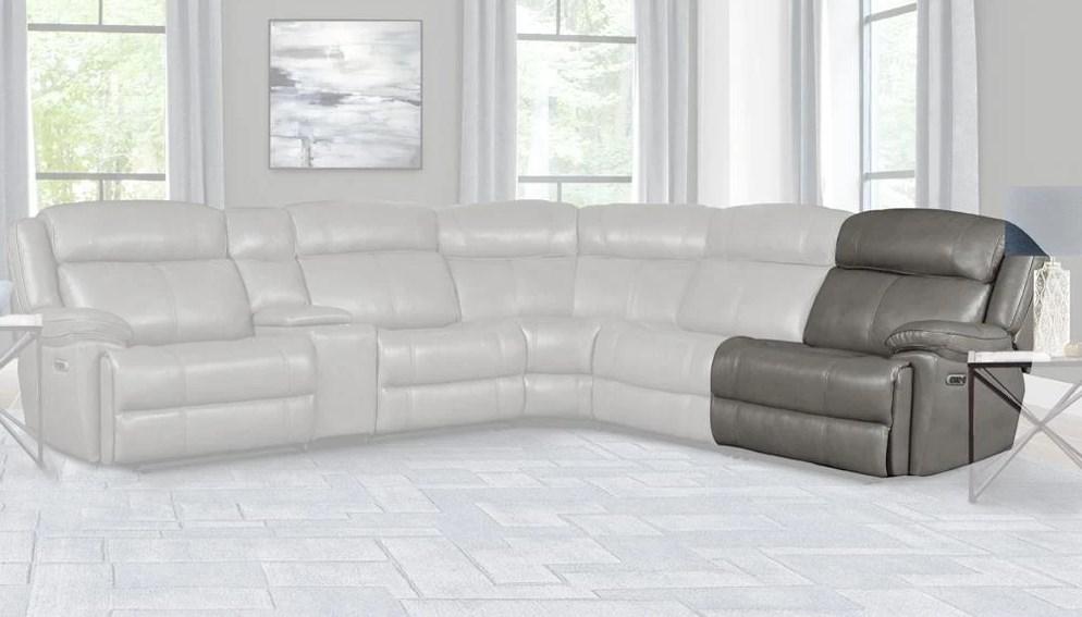 Parker House Furniture Eclipse Power Right Arm Facing Recliner in Florence Heron - Ideal Furniture (Fresno,CA)