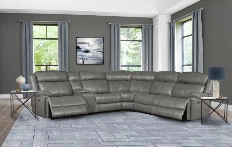 Parker House Furniture Eclipse Power Left Arm Facing Recliner in Florence Heron - Ideal Furniture (Fresno,CA)