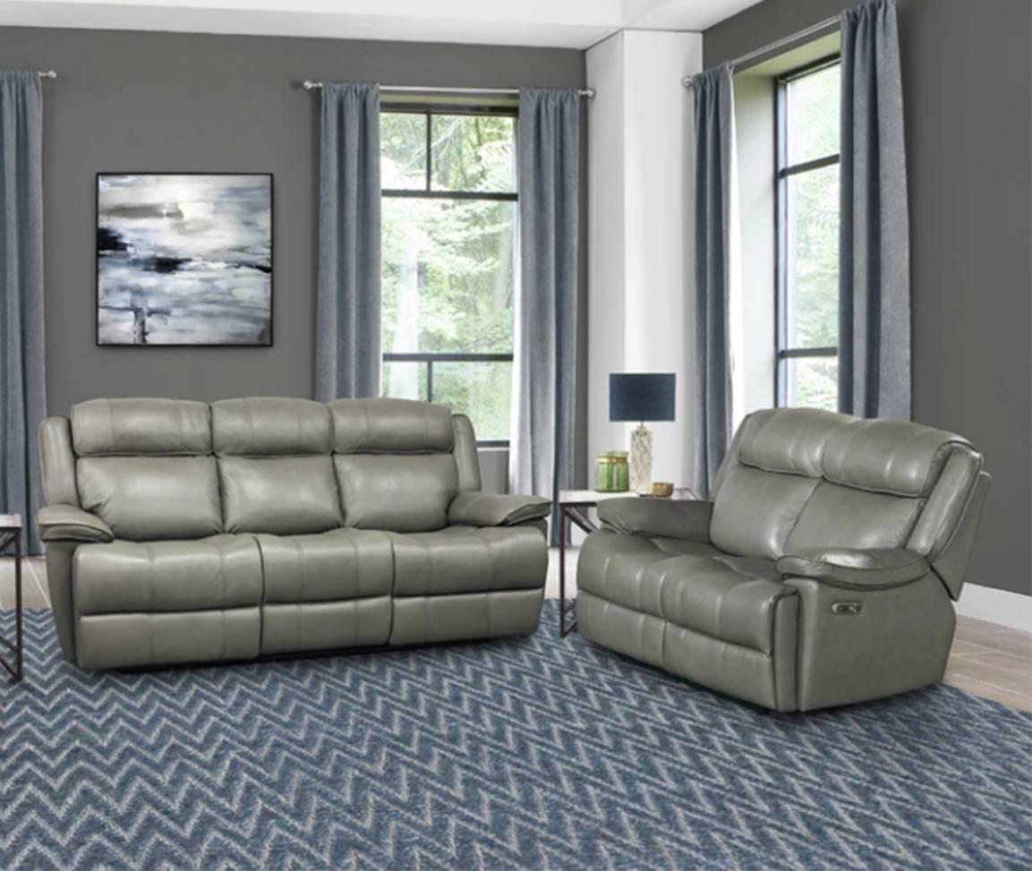Parker House Furniture Eclipse Power Sofa in Florence Heron - Ideal Furniture (Fresno,CA)