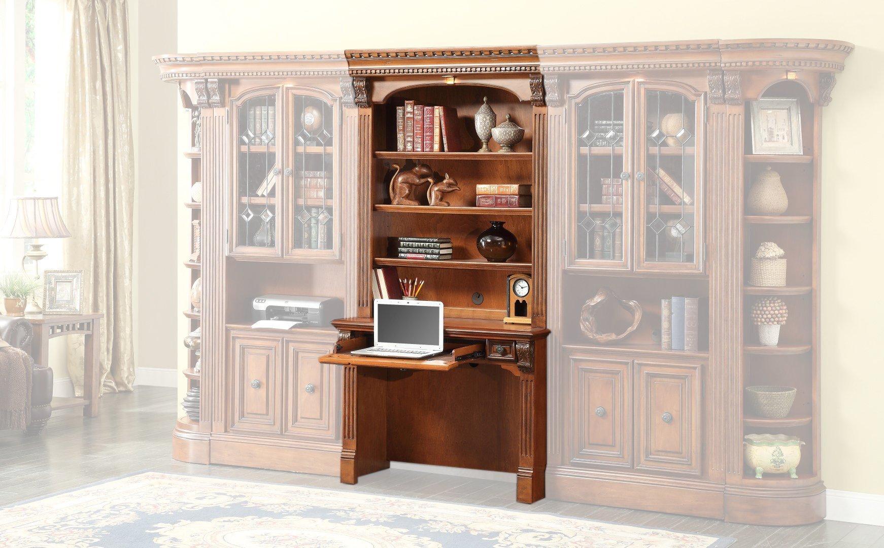 Parker House Huntington 2 Piece Library Desk in Antique Vintage Pecan