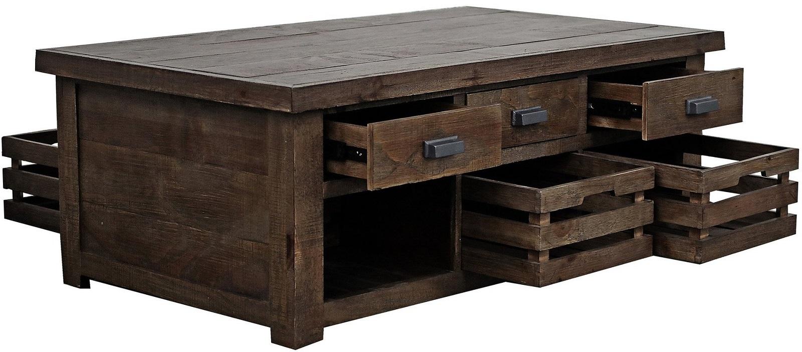 Parker House Lapaz Cocktail Table in Rustic Worn Fine - Ideal Furniture (Fresno,CA)