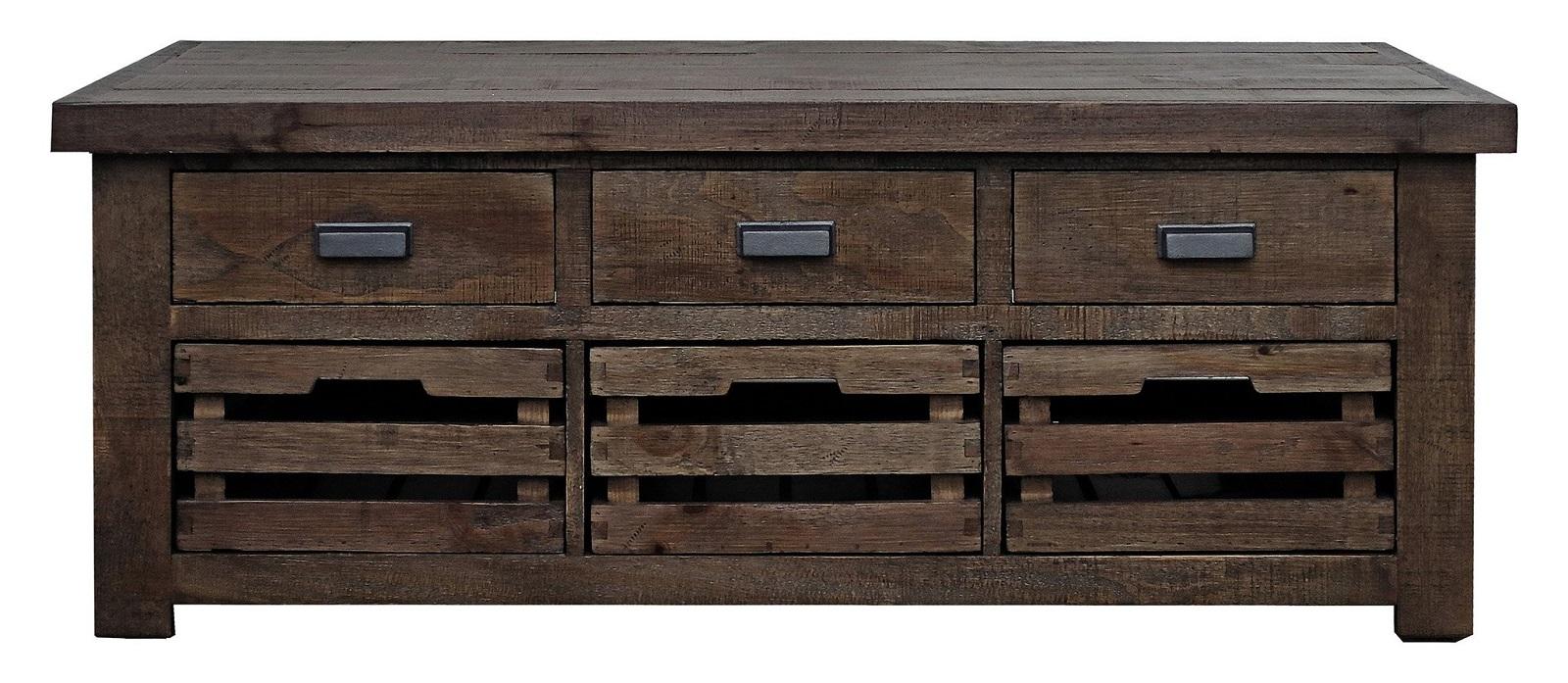 Parker House Lapaz Cocktail Table in Rustic Worn Fine - Ideal Furniture (Fresno,CA)