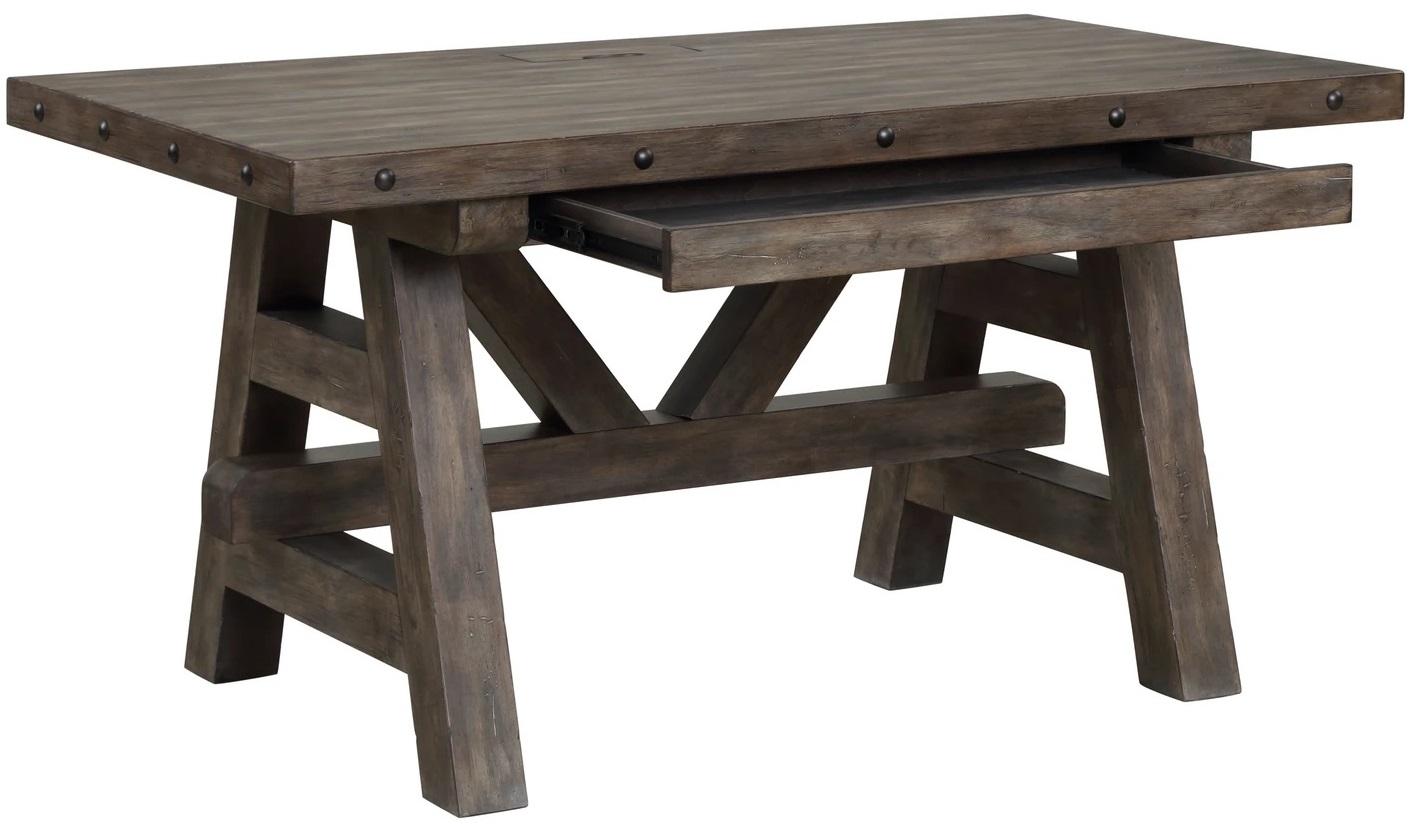 Parker House Lodge Desk in Siltstone - Ideal Furniture (Fresno,CA)