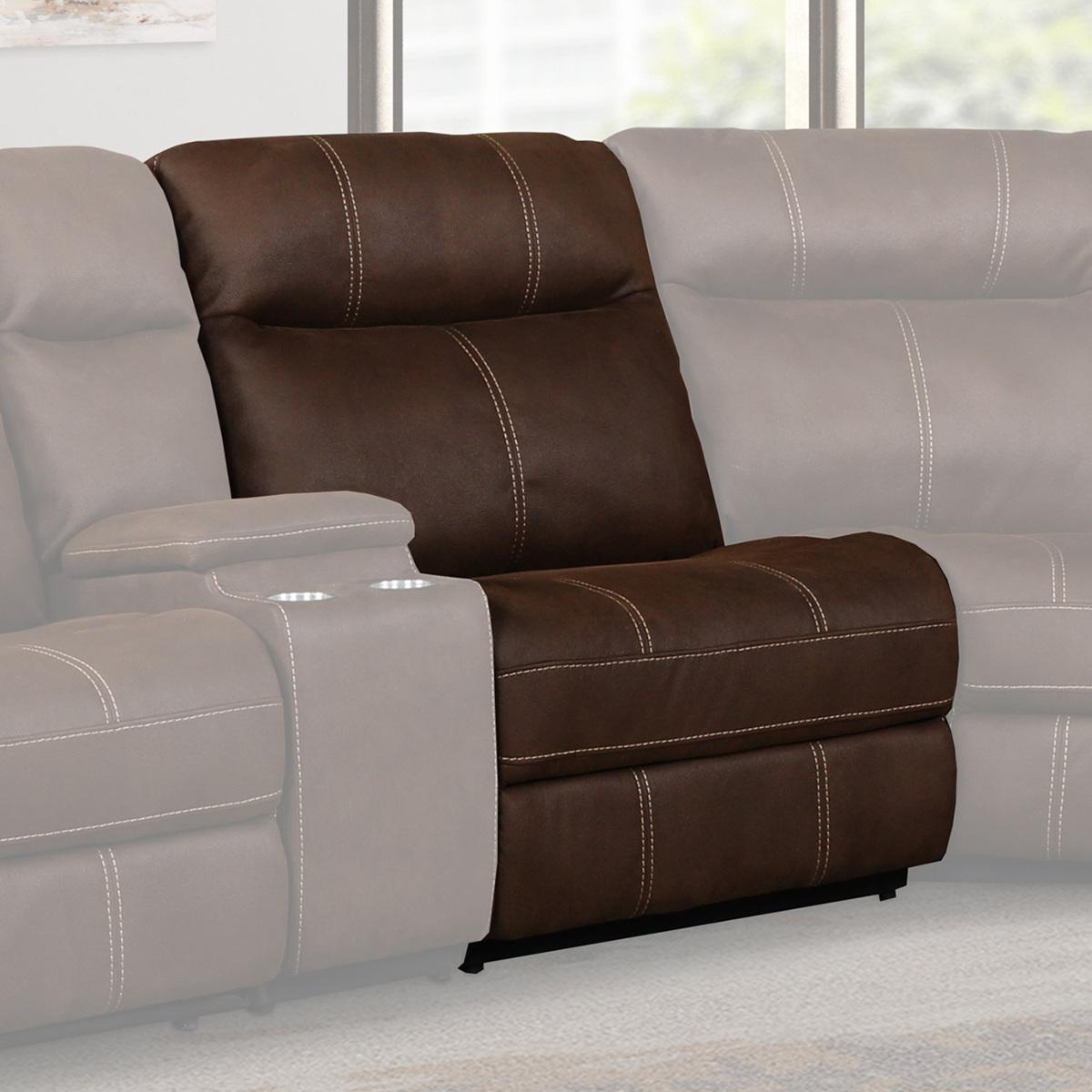 Parker House Mason Manual Armless Recliner in Dark Kahlua - Ideal Furniture (Fresno,CA)