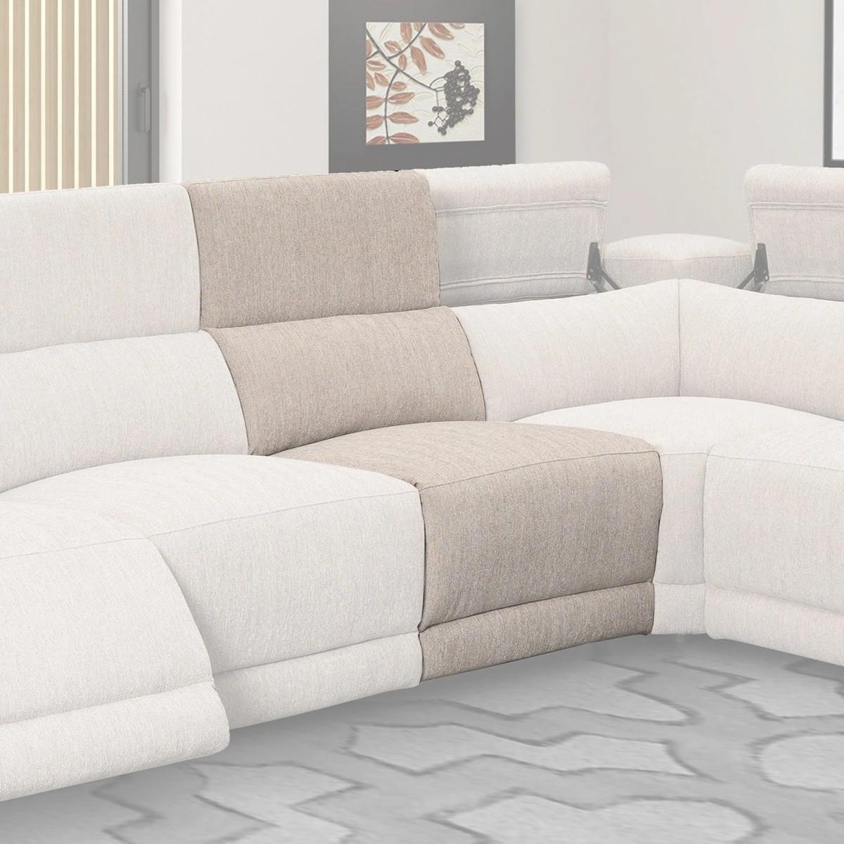 Parker House Noho Armless Chair in Bisque - Ideal Furniture (Fresno,CA)